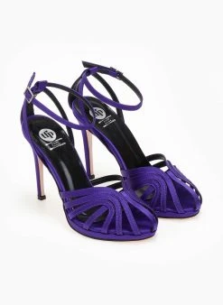 Πέδιλα με μπαρέτα υφασμάτινα ρετρό Tfp - Μωβ 9 Πέδιλα με μπαρέτα υφασμάτινα ρετρό Tfp - Μωβ -The Fashion Project κατάστημα pedila retro saten me mpareta tfp 108633 9nsm