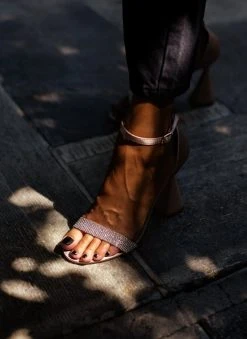 The Fashion Project Πέδιλα με μπαρέτα και στρας - Σομόν 12 The Fashion Project Πέδιλα με μπαρέτα και στρας - Σομόν -The Fashion Project κατάστημα pedila saten me idiaitero takouni 107243 zak9