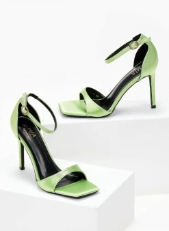 The Fashion Project Πέδιλα με μπαρέτα υφασμάτινα - Πράσινο 9 The Fashion Project Πέδιλα με μπαρέτα υφασμάτινα - Πράσινο -The Fashion Project κατάστημα pedila saten me mpareta 103897 2mmt