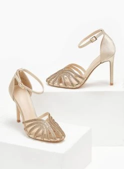 The Fashion Project Πέδιλα με μπαρέτα υφασμάτινα - Χρυσό 11 The Fashion Project Πέδιλα με μπαρέτα υφασμάτινα - Χρυσό -The Fashion Project κατάστημα pedila saten me mpareta 110601 5ks1