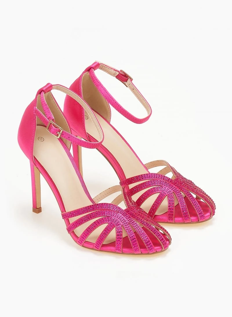 The Fashion Project Πέδιλα με μπαρέτα υφασμάτινα - Φούξια 3 The Fashion Project Πέδιλα με μπαρέτα υφασμάτινα - Φούξια - Image 3