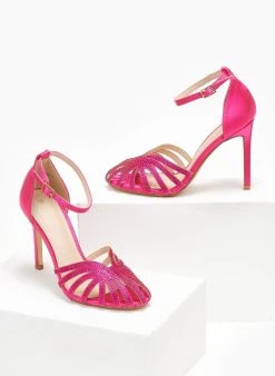 The Fashion Project Πέδιλα με μπαρέτα υφασμάτινα - Φούξια 11 The Fashion Project Πέδιλα με μπαρέτα υφασμάτινα - Φούξια -The Fashion Project κατάστημα pedila saten me mpareta 110603 woa1