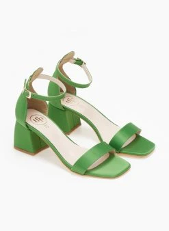 Πέδιλα με μπαρέτα σατέν Tfp - Πράσινο 7 Πέδιλα με μπαρέτα σατέν Tfp - Πράσινο -The Fashion Project κατάστημα pedila saten me mpareta tfp 111148 mz5w