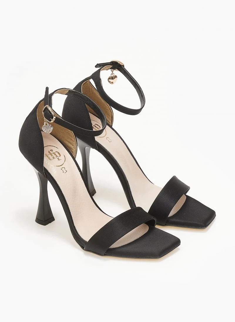 Πέδιλα με μπαρέτα σατέν Tfp - Μαύρο 4 Πέδιλα με μπαρέτα σατέν Tfp - Μαύρο - Image 4