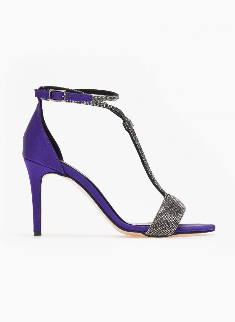 Πέδιλα με μπαρέτα και στρας Tfp - Μωβ 2 Πέδιλα με μπαρέτα και στρας Tfp - Μωβ - Image 2