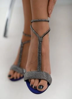 Πέδιλα με μπαρέτα και στρας Tfp - Μωβ 10 Πέδιλα με μπαρέτα και στρας Tfp - Μωβ -The Fashion Project κατάστημα pedila saten me strass tfp 108981 krlj