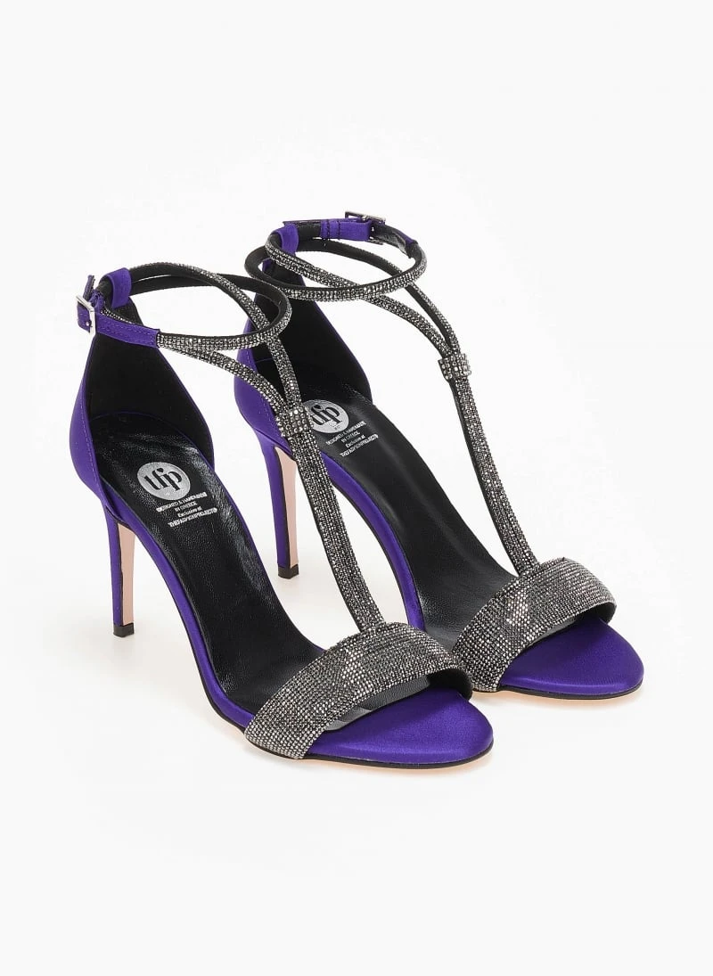 Πέδιλα με μπαρέτα και στρας Tfp - Μωβ 5 Πέδιλα με μπαρέτα και στρας Tfp - Μωβ - Image 5