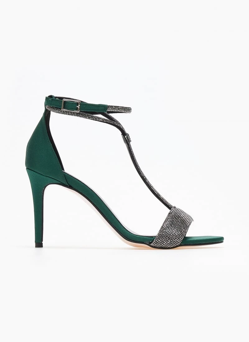 Πέδιλα με μπαρέτα και στρας Tfp - Κυπαρισσί 2 Πέδιλα με μπαρέτα και στρας Tfp - Κυπαρισσί - Image 2