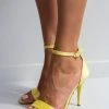Πέδιλα με μπαρέτα υφασμάτινα Tfp - Κίτρινο