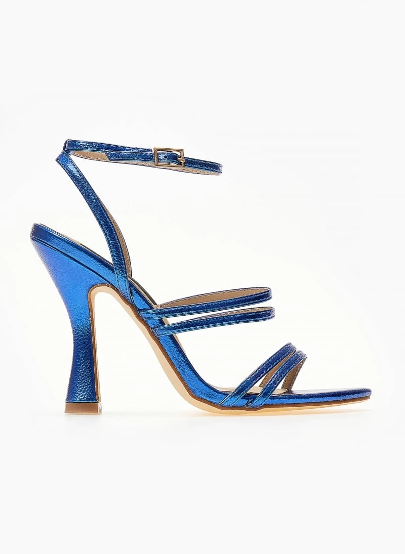 The Fashion Project Πέδιλα με μπαρέτα λουστρίνι - Μπλε 1 The Fashion Project Πέδιλα με μπαρέτα λουστρίνι - Μπλε