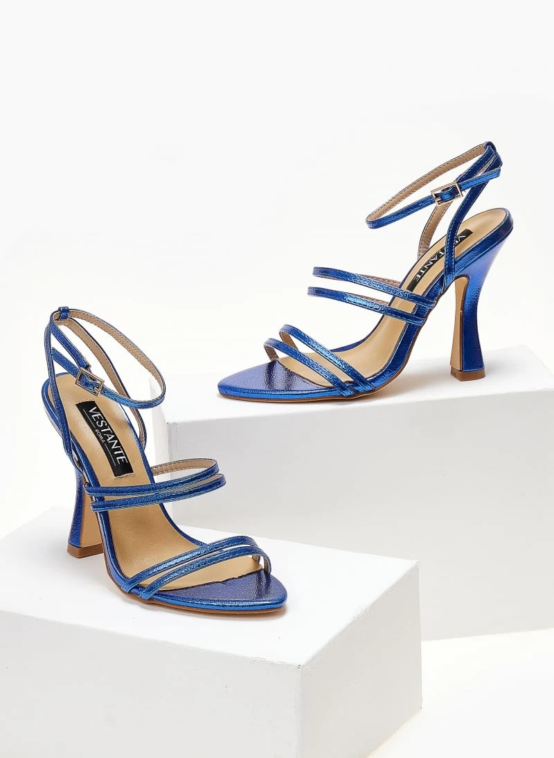 The Fashion Project Πέδιλα με μπαρέτα λουστρίνι - Μπλε 2 The Fashion Project Πέδιλα με μπαρέτα λουστρίνι - Μπλε - Image 2