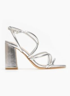 The Fashion Project Πέδιλα σε μεταλλικά χρώματα - Ασημί