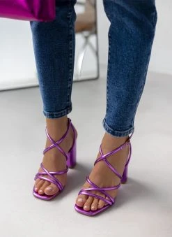 The Fashion Project Πέδιλα σε μεταλλικά χρώματα - Μωβ ανοιχτό 10 The Fashion Project Πέδιλα σε μεταλλικά χρώματα - Μωβ ανοιχτό -The Fashion Project κατάστημα pedila se metallika xrwmata 110598 bi9h