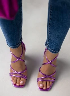 The Fashion Project Πέδιλα σε μεταλλικά χρώματα - Μωβ ανοιχτό 13 The Fashion Project Πέδιλα σε μεταλλικά χρώματα - Μωβ ανοιχτό -The Fashion Project κατάστημα pedila se metallika xrwmata 110598 jfof