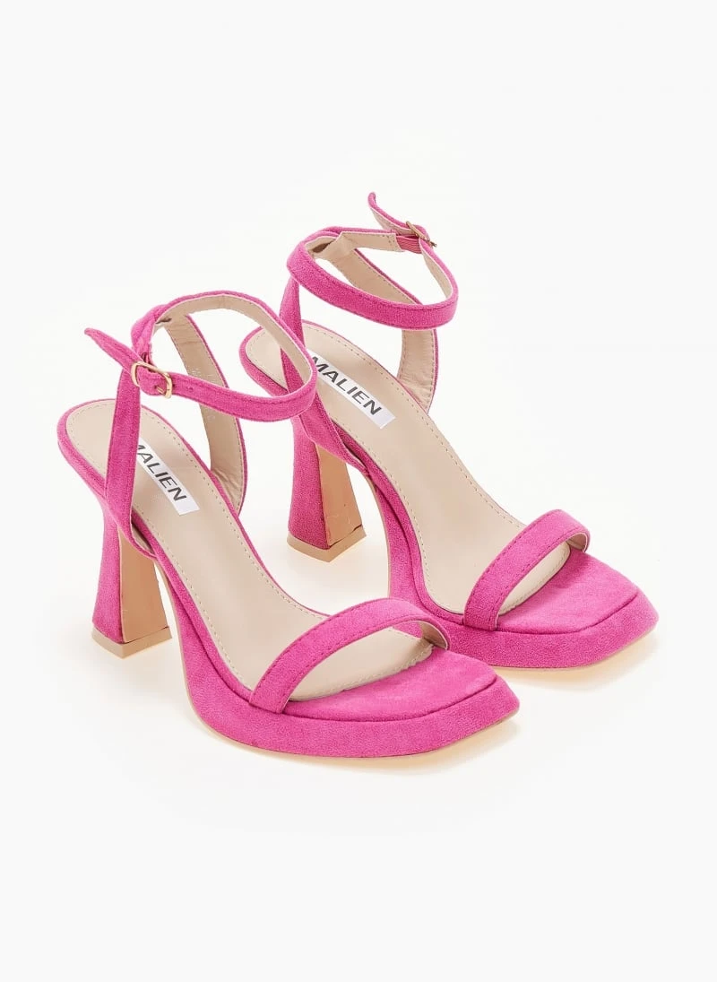 The Fashion Project Πέδιλα με φιάπα Suede και μπαρέτα - Φούξια 2 The Fashion Project Πέδιλα με φιάπα Suede και μπαρέτα - Φούξια - Image 2