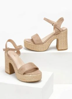 The Fashion Project Πέδιλα με μπαρέτα Suede - Τάουπε 6 The Fashion Project Πέδιλα με μπαρέτα Suede - Τάουπε -The Fashion Project κατάστημα pedila suede me mpareta 111322 60xn