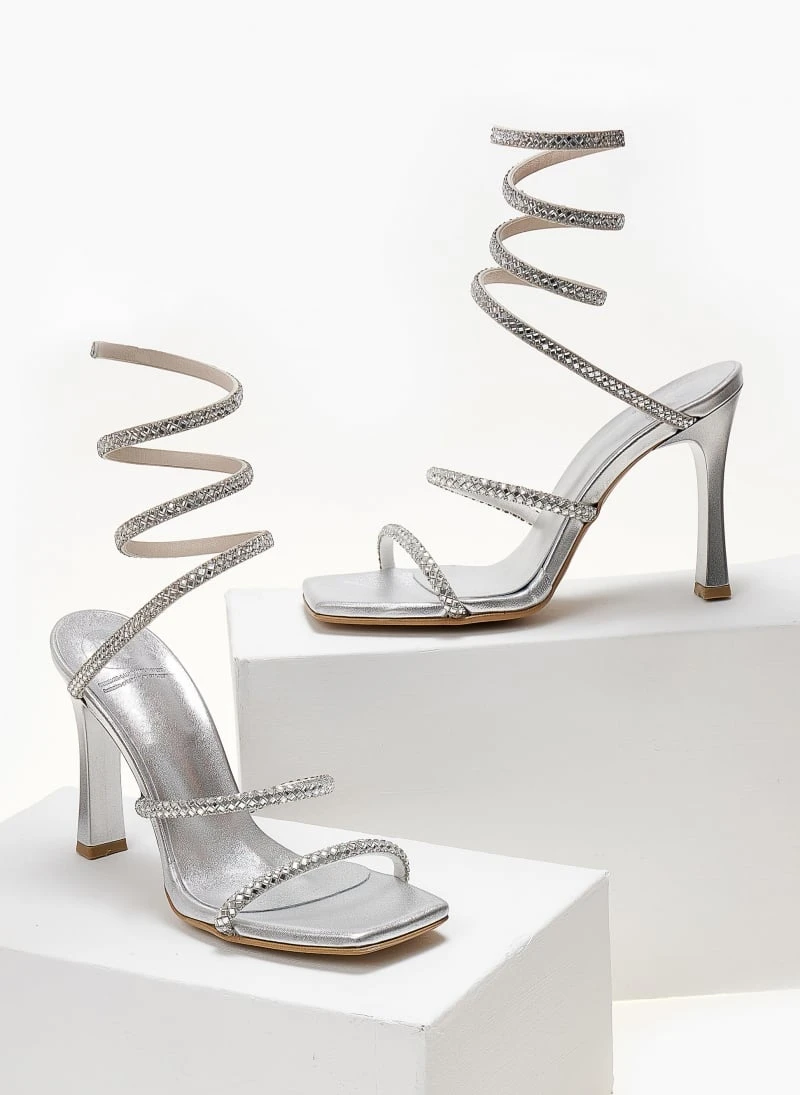 Πέδιλα Lace Up Tfp - Ασημί 5 Πέδιλα Lace Up Tfp - Ασημί - Image 5