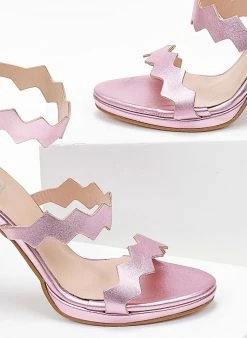 Πέδιλα με φιάπα και φερμουάρ Tfp - Ροζ 7 Πέδιλα με φιάπα και φερμουάρ Tfp - Ροζ -The Fashion Project κατάστημα pedila tfp me fermouar sto pisw meros 104271 6eb6