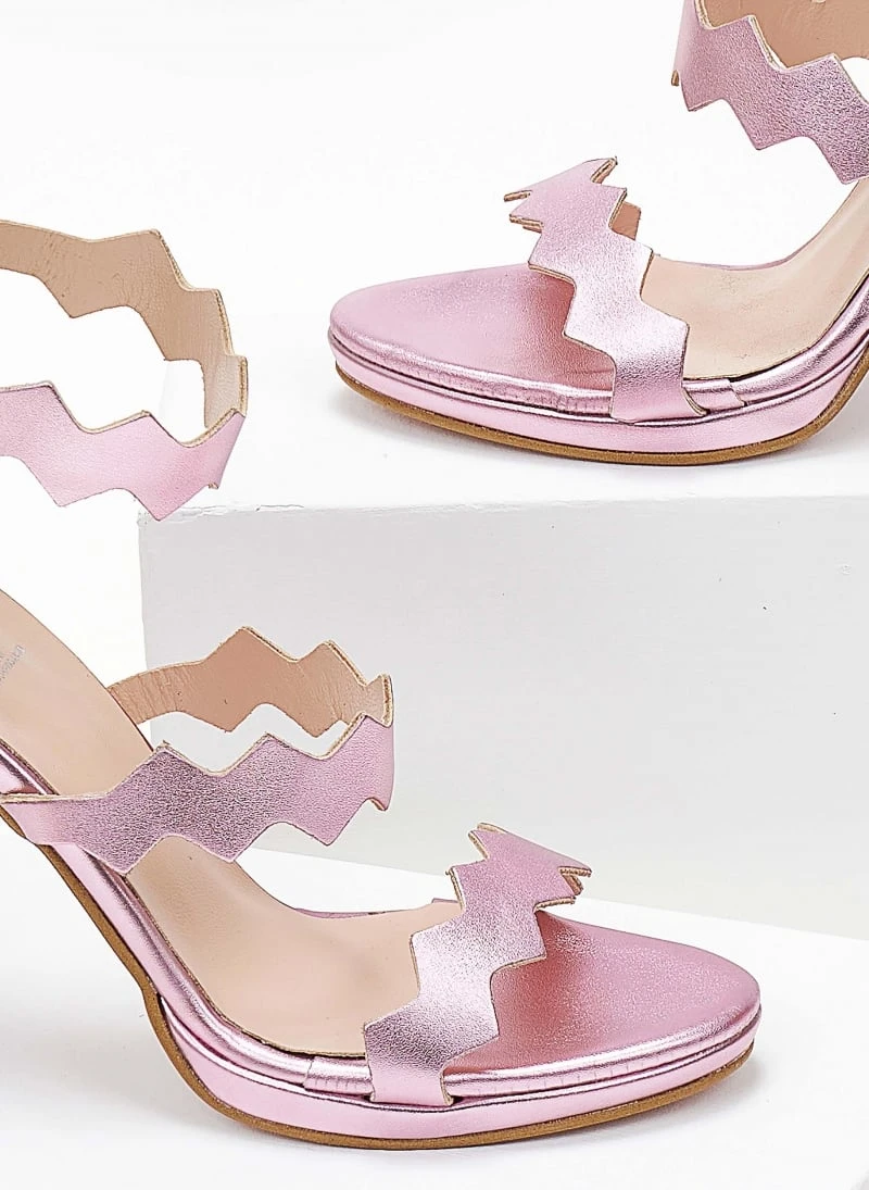 Πέδιλα με φιάπα και φερμουάρ Tfp - Ροζ 3 Πέδιλα με φιάπα και φερμουάρ Tfp - Ροζ - Image 3