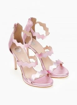 Πέδιλα με φιάπα και φερμουάρ Tfp - Ροζ 9 Πέδιλα με φιάπα και φερμουάρ Tfp - Ροζ -The Fashion Project κατάστημα pedila tfp me fermouar sto pisw meros 104271 yfks