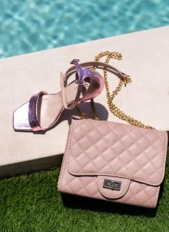 Πέδιλα με μπαρέτα και Pattern Tfp - Ροζ -The Fashion Project κατάστημα pedila tfp me kleisti fterna 105259 k4nv