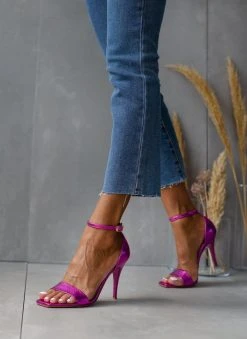 Πέδιλα με μπαρέτα και Pattern Tfp - Φούξια