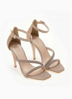 Πέδιλα με στρας Tfp - Χαλκός -The Fashion Project κατάστημα pedila tfp me strass 104693 6nmr