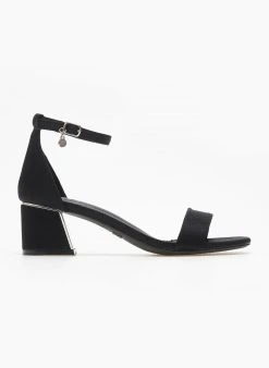 Xti Footwear Πέδιλα με μπαρέτα υφασμάτινα Xti 140937 - Μαύρο