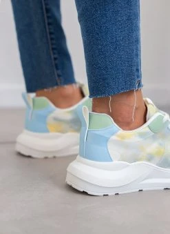 The Fashion Project Sneakers πολύχρωμα με ψηλή σόλα - Πράσινο -The Fashion Project κατάστημα poluxrwma athlitika me psili sola 87122 08kn