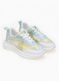 The Fashion Project Sneakers πολύχρωμα με ψηλή σόλα - Πράσινο -The Fashion Project κατάστημα poluxrwma athlitika me psili sola 87122 a6ny