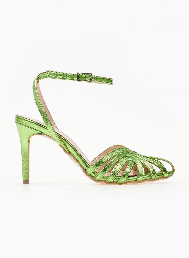 Πέδιλα με μπαρέτα σε μεταλλικές αποχρώσεις Tfp - Λαχανί 6 Πέδιλα με μπαρέτα σε μεταλλικές αποχρώσεις Tfp - Λαχανί - Image 6