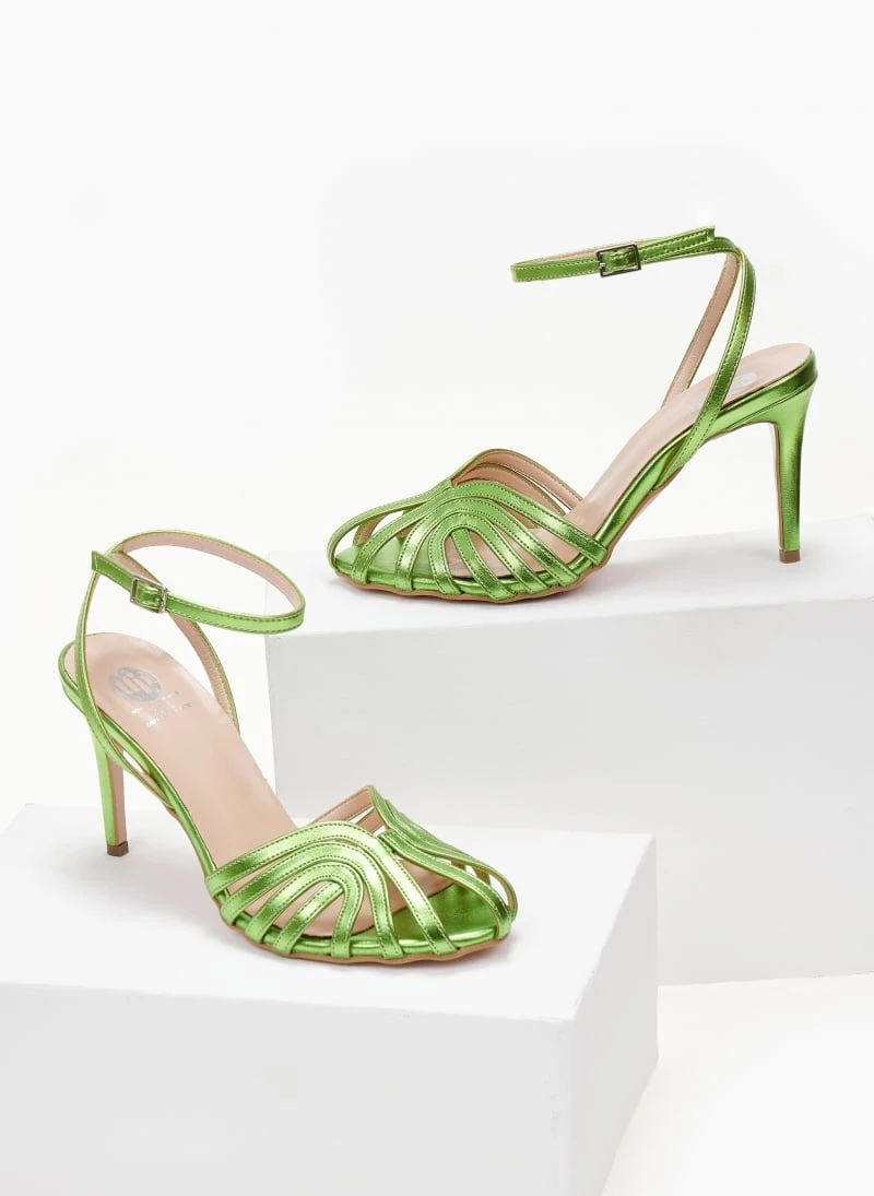 Πέδιλα με μπαρέτα σε μεταλλικές αποχρώσεις Tfp - Λαχανί 10 Πέδιλα με μπαρέτα σε μεταλλικές αποχρώσεις Tfp - Λαχανί - Image 10