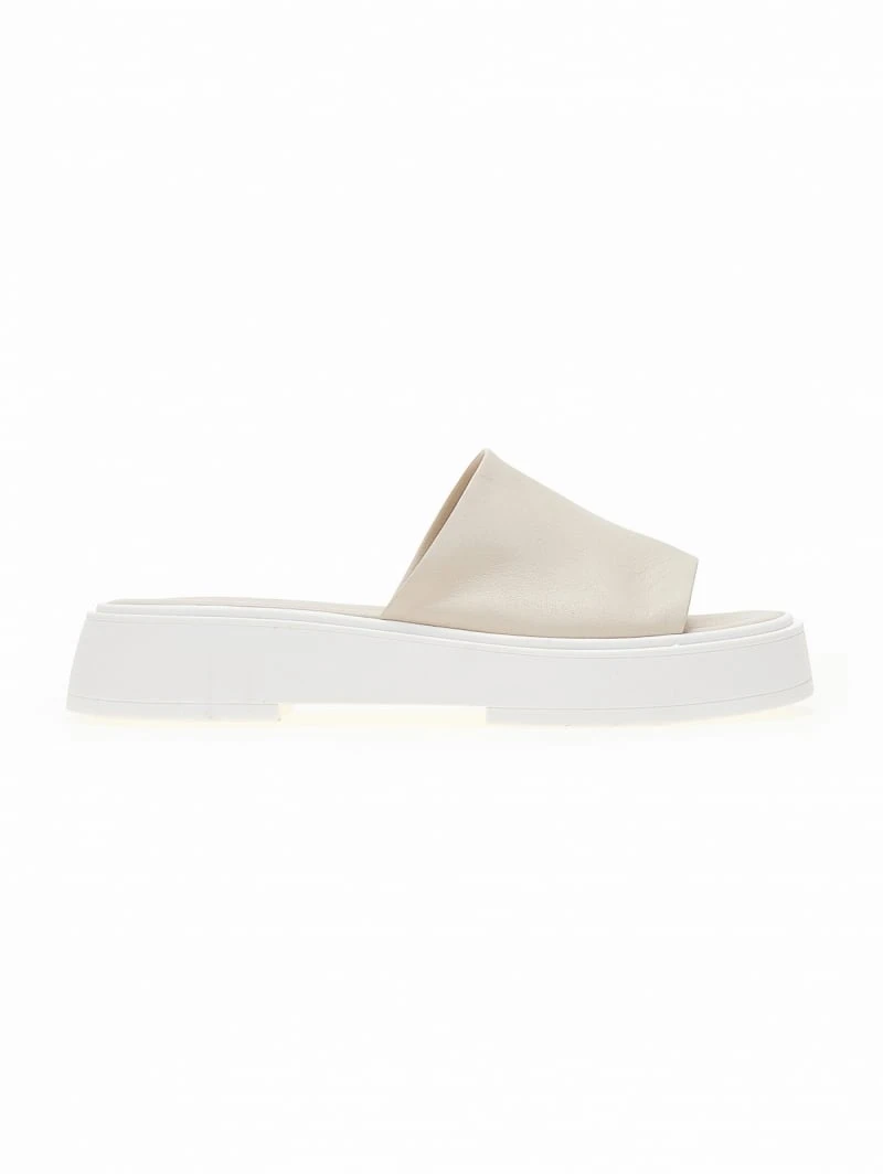Flatforms δερμάτινα με φαρδιά φάσα Iris Sandals - Ζαχαρί 2 Flatforms δερμάτινα με φαρδιά φάσα Iris Sandals - Ζαχαρί - Image 2