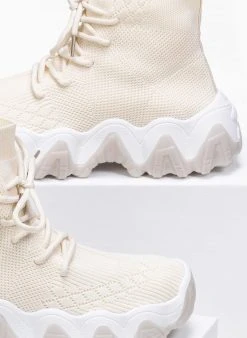 The Fashion Project Sneakers μποτάκια Slip On - Μπεζ -The Fashion Project κατάστημα slip on sneaker mpotakia me chunky sola 87045 1n7m