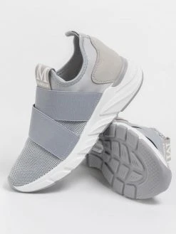 The Fashion Project Sneakers Slip On με λάστιχα - Γκρι -The Fashion Project κατάστημα slip on sneakers me lastixa 76265 isdg