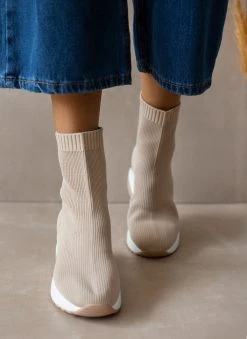 The Fashion Project Sneaker μποτάκια με πλεκτό σχέδιο - Μπεζ 14 The Fashion Project Sneaker μποτάκια με πλεκτό σχέδιο - Μπεζ -The Fashion Project κατάστημα sneaker mpotakia me plekto sxedio 105519 b259