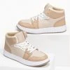 The Fashion Project Sneakers μποτάκια με Suede λεπτομέρειες - Πούρο