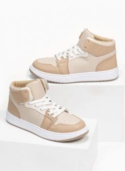 The Fashion Project Sneakers μποτάκια με Suede λεπτομέρειες - Πούρο