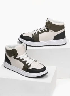 The Fashion Project Sneakers μποτάκια με Suede λεπτομέρειες - Λαδί 11 The Fashion Project Sneakers μποτάκια με Suede λεπτομέρειες - Λαδί -The Fashion Project κατάστημα sneaker mpotakia me suede leptomereies 95745 j8iz