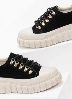 The Fashion Project Sneakers Chunky Suede - Μαύρο 11 The Fashion Project Sneakers Chunky Suede - Μαύρο -The Fashion Project κατάστημα sneakers apo suede me chunky sola 98895 djk4