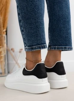 The Fashion Project Sneakers με μεταλλική λεπτομέρεια - Λευκό/Μαύρο -The Fashion Project κατάστημα sneakers basic me kordonia 106056 87od