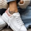 The Fashion Project Sneakers με μεταλλική λεπτομέρεια - Λευκό/Ροζ