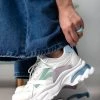 The Fashion Project Sneakers Chunky σε συνδυασμούς υλικών - Γαλάζιο