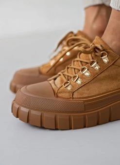 The Fashion Project Sneakers Chunky Suede - Πούρο -The Fashion Project κατάστημα sneakers chunky suede 98897 ob1d