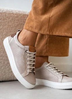 Sneakers δερμάτινα με Pattern Carmela 160214 - Πάγου