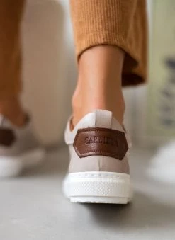 Sneakers δερμάτινα με Pattern Carmela 160214 - Πάγου -The Fashion Project κατάστημα sneakers dermatina me pattern carmela 160214 105618 rc1g