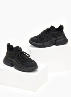 The Fashion Project Sneakers Slip On με Chunky σόλα - Μαύρο 12 The Fashion Project Sneakers Slip On με Chunky σόλα - Μαύρο -The Fashion Project κατάστημα sneakers kaltsa me chunky sola 106062 uimy