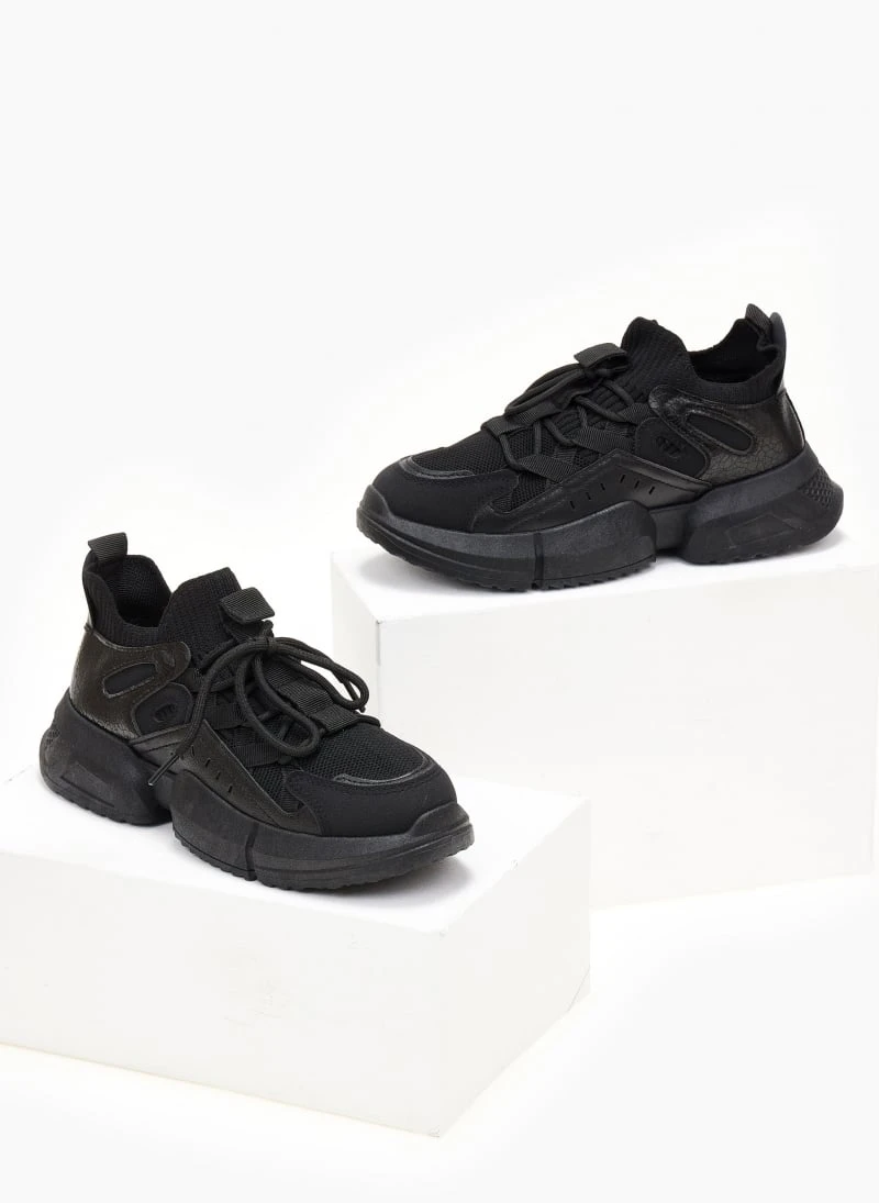 The Fashion Project Sneakers Slip On με Chunky σόλα - Μαύρο 6 The Fashion Project Sneakers Slip On με Chunky σόλα - Μαύρο - Image 6
