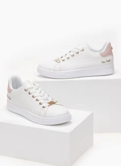 The Fashion Project Sneakers με μεταλλικές λεπτομέρειες - Ροζ -The Fashion Project κατάστημα sneakers kroko me metallikes leptomereies 101506 apnx