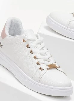 The Fashion Project Sneakers με μεταλλικές λεπτομέρειες - Ροζ -The Fashion Project κατάστημα sneakers kroko me metallikes leptomereies 101506 cf98